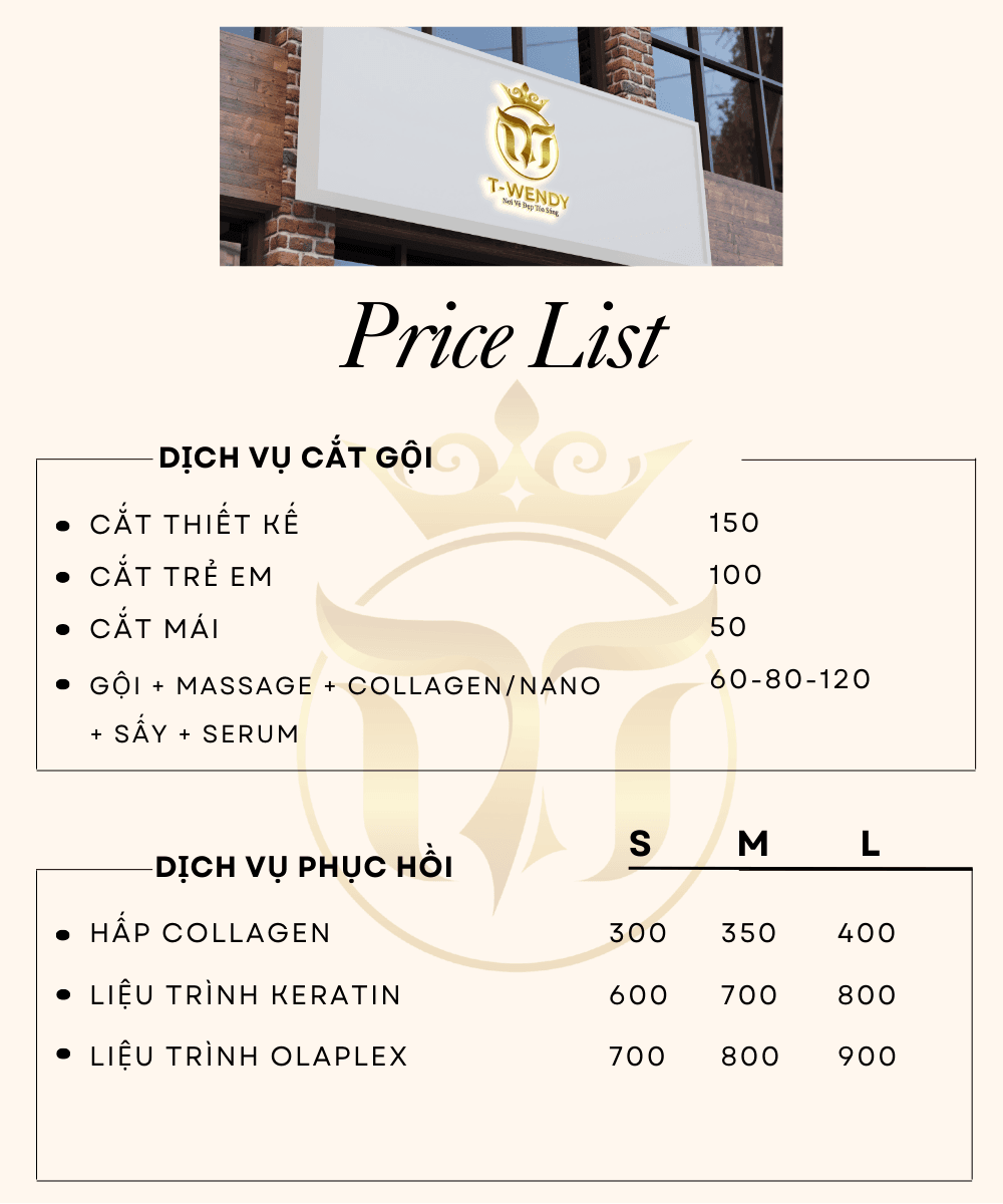 Bảng Giá Dịch Vụ Uốn Tóc - Hình 1