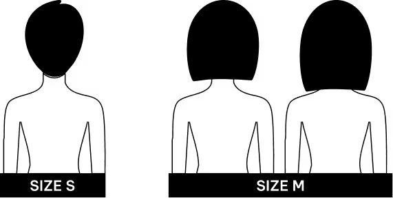 Size tóc S và M